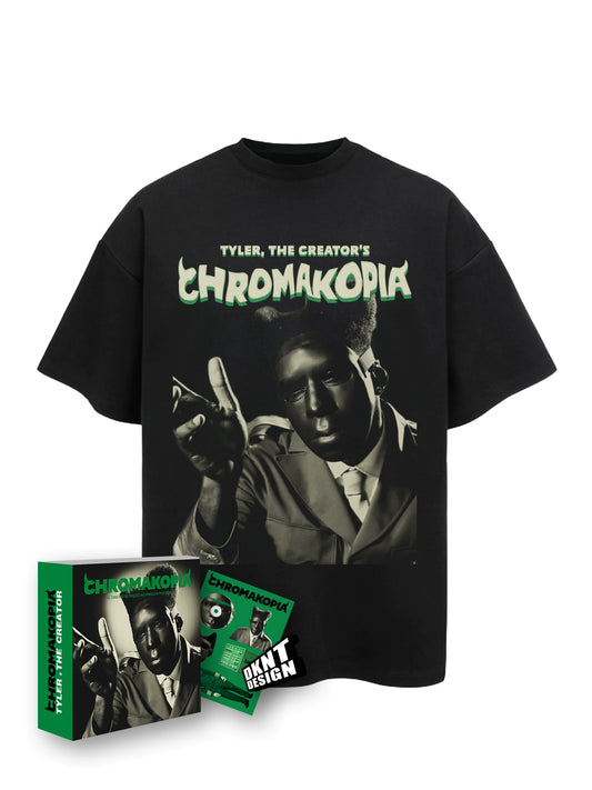Tyler The Creator CHROMAKOPIA Short Sleeve T-Shirt Pure Cotton
